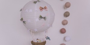 Beitragsbild des Blogbeitrags Hochzeits-Heißluftballon basteln