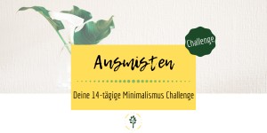 Beitragsbild des Blogbeitrags #7 Ausmisten – Minimalismus Challenge