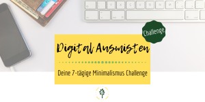 Beitragsbild des Blogbeitrags #8 Digitaler Minimalismus – Minimalismus Challenge 