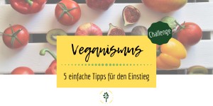 Beitragsbild des Blogbeitrags Veganismus Challenge für Anfänger