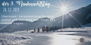 Beitragsbild des Blogbeitrags 26.12.2019 - Neumond & der dritte RauhnachtsTag