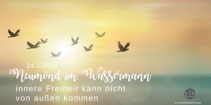 Beitragsbild des Blogbeitrags Neumond im Wassermann