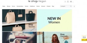 Beitragsbild des Blogbeitrags #xmaschallenge: Le Shop Vegan – Riesige Auswahl an veganen Taschen und Fair Fashion