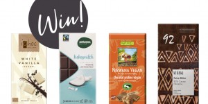 Beitragsbild des Blogbeitrags Give-Away! Gewinnt ein veganes Bio-Schokoladen-Package! 