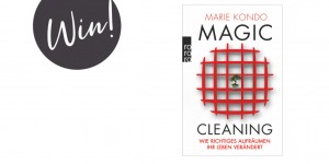 Beitragsbild des Blogbeitrags Give-Away! Gewinnt „Magic Cleaning“ von Marie Kondo!