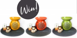 Beitragsbild des Blogbeitrags Give-Away! Gewinnt drei Duftlampen mit ätherischem Bio-Orangenöl!