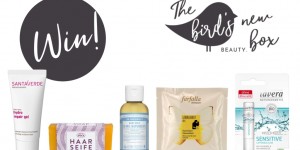 Beitragsbild des Blogbeitrags Give-Away! Gewinnt die The bird’s new box | Beauty. für März 2020!