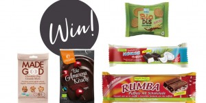 Beitragsbild des Blogbeitrags Give-Away! Gewinnt ein veganes Bio-Schoko-Package!