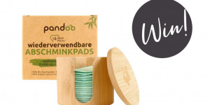 Beitragsbild des Blogbeitrags Give-Away! Gewinnt wiederverwendbare Abschminkpads aus Bio-Baumwolle von pandoo!