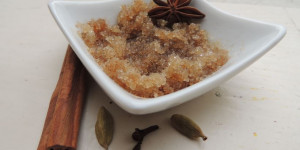 Beitragsbild des Blogbeitrags DIY vegane Naturkosmetik: Gingerbread Bodyscrub