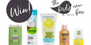 Beitragsbild des Blogbeitrags Give-Away! Gewinnt die The birds new box | Beauty. für Januar!