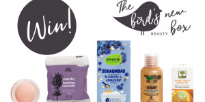 Beitragsbild des Blogbeitrags Give-Away! Gewinnt die The birds new box | Beauty. für Februar!