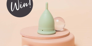 Beitragsbild des Blogbeitrags Give-Away! Gewinnt eine Menstruationstasse von DivineCup!