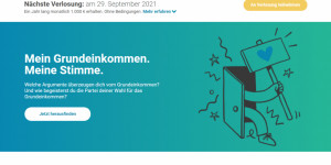 Beitragsbild des Blogbeitrags Gewinnt 25 „Grundeinkommen“ im Wert von jeweils 12.000 Euro!
