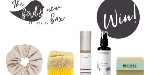 Beitragsbild des Blogbeitrags Give-Away! Gewinnt die The birds new box | Beauty. für Januar!
