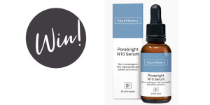 Beitragsbild des Blogbeitrags Give-Away! Gewinnt ein Porebright Serum N10 für feinere Poren von Facetheory!
