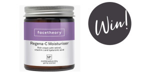 Beitragsbild des Blogbeitrags Give-Away! Gewinnt eine Regena-C Feuchtigkeitscreme von Facetheory!