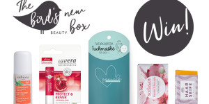 Beitragsbild des Blogbeitrags Give-Away! Gewinnt die The birds new box | Beauty für August!