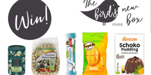 Beitragsbild des Blogbeitrags Give-Away! Gewinnt die The birds new box | Food für September!
