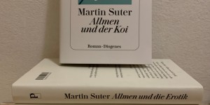 Beitragsbild des Blogbeitrags „Allmen und der Koi“ von Martin Suter