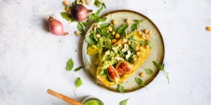 Beitragsbild des Blogbeitrags Spaghettikürbis mit Rucola Pesto und Feigen