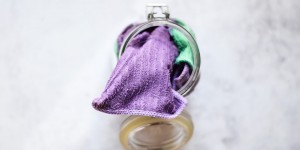 Beitragsbild des Blogbeitrags DIY Feuchte Reinigungstücher für den Haushalt