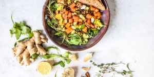 Beitragsbild des Blogbeitrags Easy Veganuary Super Bowl