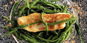 Beitragsbild des Blogbeitrags Halloumi-Päckchen auf Wildem Hopfen