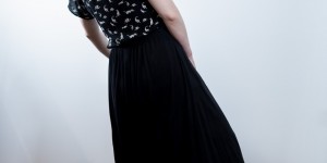 Beitragsbild des Blogbeitrags Another woven story - or - another heavily modified Sew diy Lou Box Top 