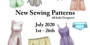 Beitragsbild des Blogbeitrags New sewing patterns & updates [July 2020 - calendar weeks 27-30] 