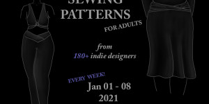Beitragsbild des Blogbeitrags New Releases of Indie Designers Adult Sewing Patterns [Jan 01 - 08 2021] 