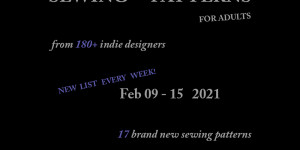 Beitragsbild des Blogbeitrags New Releases of Indie Designers Adult Sewing Patterns [Feb 09 - 15] 