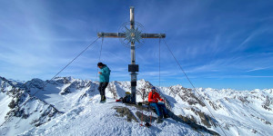 Beitragsbild des Blogbeitrags Zischgeles Skitour (3.004m), 22.3.2023 