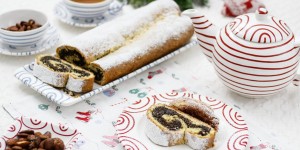 Beitragsbild des Blogbeitrags ZWEITES ADVENTSWOCHENENDE! Weihnachtsstollen mit Pflaumen und Gebrannte Zimt-Vanille-Mandeln 