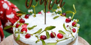 Beitragsbild des Blogbeitrags CELEBRATE GOOD TIMES, COME ON! Mit diesem KOKOS NAKED CAKE MIT CRANBERRYKOMPOTT sage ich ganz laut DANKE!