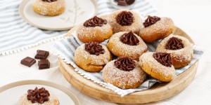 Beitragsbild des Blogbeitrags SÜSSE WOHLFÜHLMOMENTE MIT VIVANI SCHOKOLADE! Süßkartoffelbällchen mit zartschmelzender Schokofüllung
