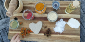 Beitragsbild des Blogbeitrags Rezept Knetseife für Kinder