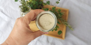 Beitragsbild des Blogbeitrags Rezept für natürliche Alternative zu Duschgel