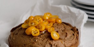 Beitragsbild des Blogbeitrags Schokoladepudding - Erdnusskuchen 