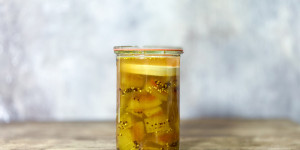 Beitragsbild des Blogbeitrags A neues Pickle: Saure Melonenschalen statt saure Gurken!
