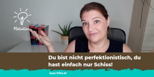 Beitragsbild des Blogbeitrags Video: Du bist nicht perfektionistisch, du hast Schiss! 