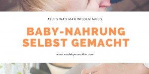 Beitragsbild des Blogbeitrags Baby-Nahrung selbst gemacht – Alles was man wissen sollte