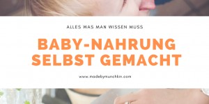 Beitragsbild des Blogbeitrags Baby-Nahrung selbst gemacht – Alles was man wissen sollte 