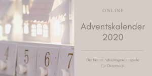 Beitragsbild des Blogbeitrags Online Adventskalender 2020 – Die besten in Österreich