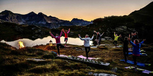 Beitragsbild des Blogbeitrags Bergyoga-Auszeit in Obertauern 