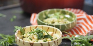 Beitragsbild des Blogbeitrags 20-Minuten Zucchini Risotto I schnelles Mittagessen