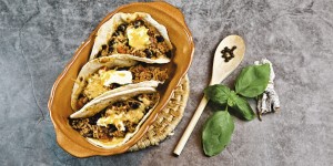 Beitragsbild des Blogbeitrags überbackene Tacos, 1 x würzig oder 2 x feurig …
