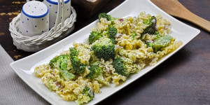 Beitragsbild des Blogbeitrags Brokkoli Pasta, knackiger vegetarischer Genuss, absolut genial!