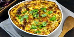 Beitragsbild des Blogbeitrags Linsen Lasagne aus der Pfanne, ohne Bechamel, absolut schmackhaft und einfach!