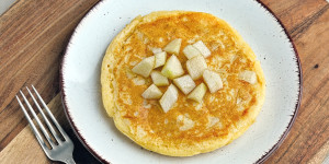 Beitragsbild des Blogbeitrags Kaiserschmarrn Birnen Fladen, ein fluffiger und schneller Genuss, einfach gemacht!